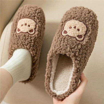 Anime Fluffy Cute Animal Slippers shoes for women - MantoMart