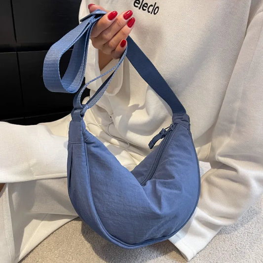 Anime Casual Nylon Hobos Crossbody Bag for Women Designer Shoulder Bags Large Capacity Tote Lady Travel Shopper Bag Female Purses - MantoMart
