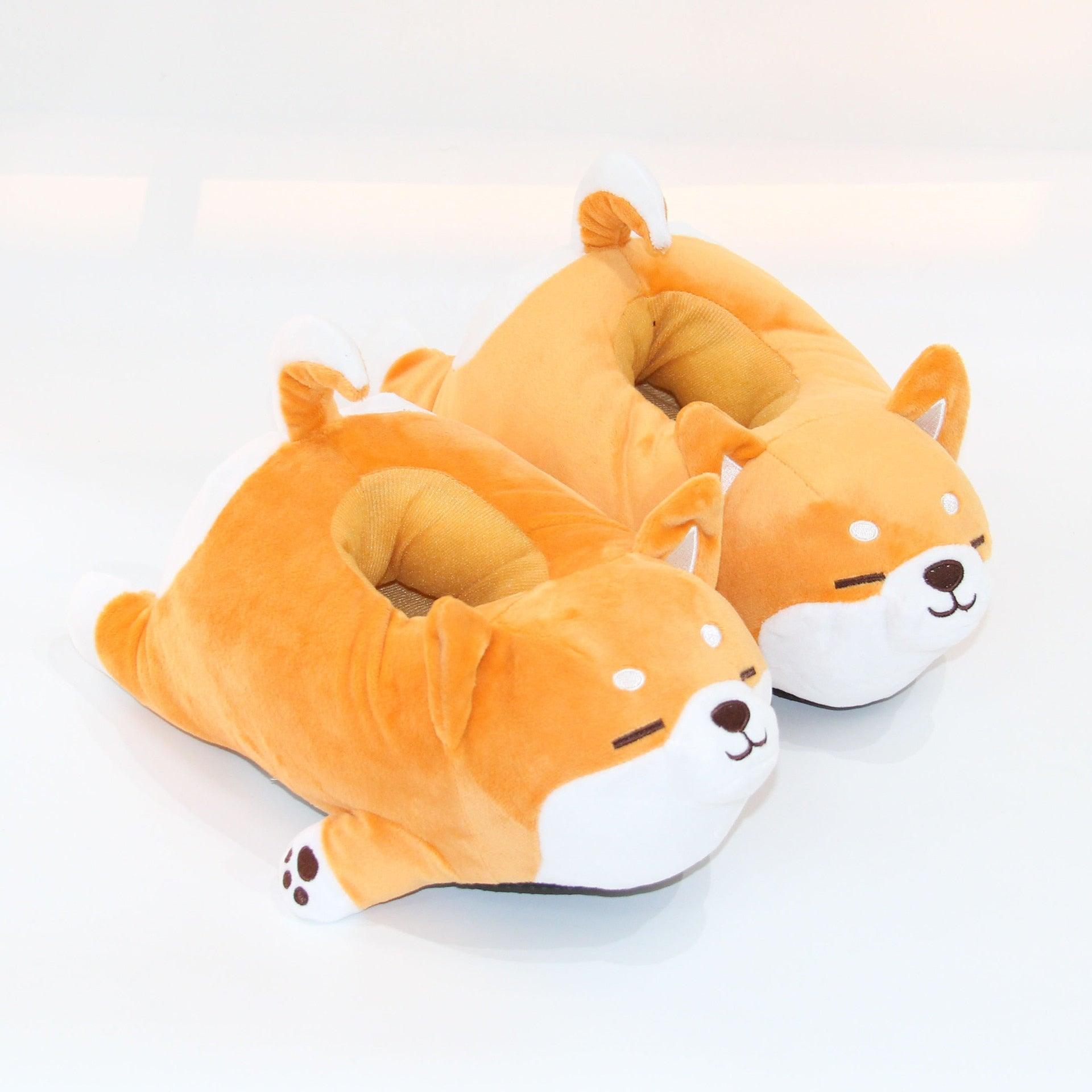 Anime Cute Shiba Inu Dog Slippers for women - MantoMart