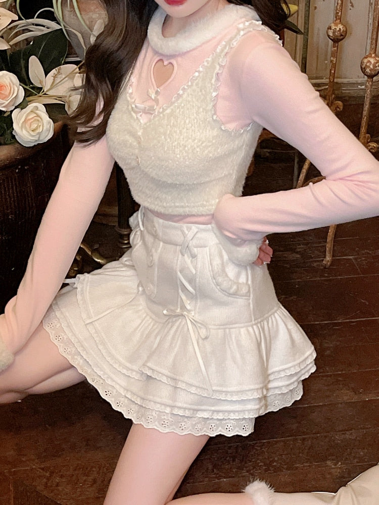 Anime Japanese Style PREMIUM Mini Skirt and Blouse for women (best gift) Cosplay Costumes - MantoMart