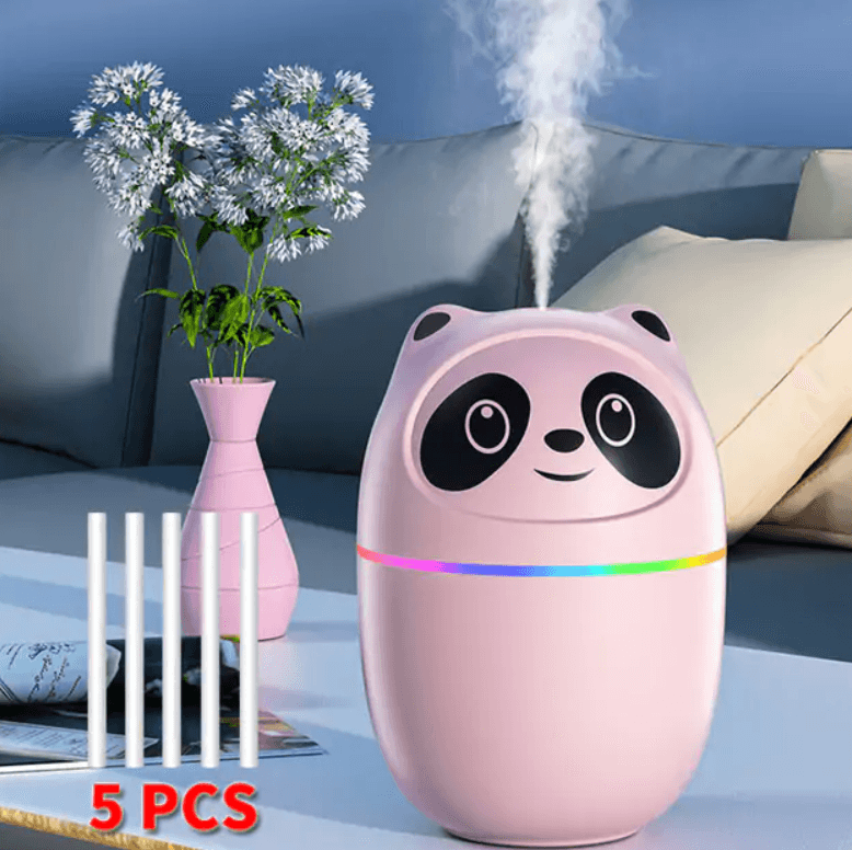 Anime Cute Panda and Cat Humidifier 250ml needy gift - MantoMart